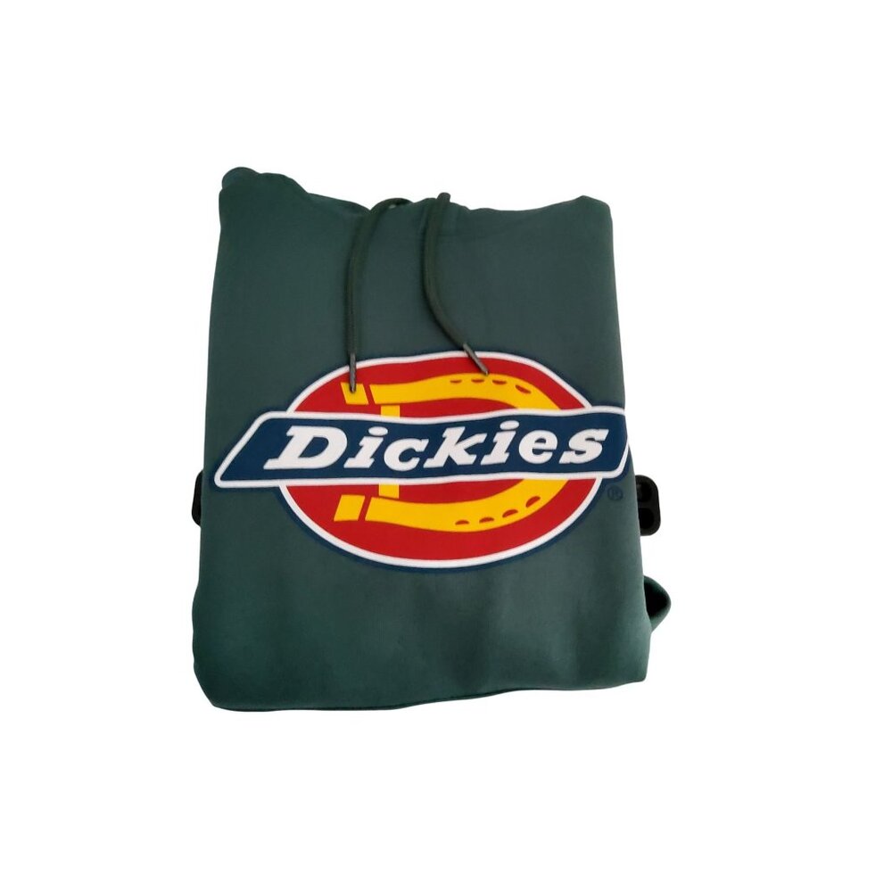 Dickies Green Pullover Hoodie With Logo Graphic Front S